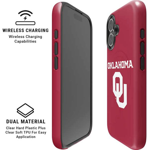 University of Oklahoma Basketball iPhone 16 Plus Magsafe Impact Case
